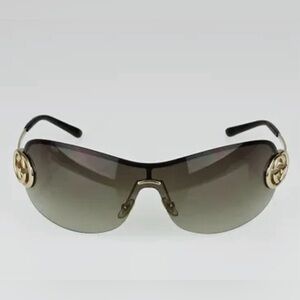 GUCCI Brown Gradient GG Logo Wrap Aviator Sunglasses 2773/S
